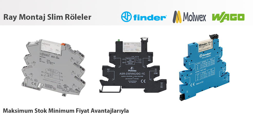 Finder-Wago-Molwex-Slim-Röle-Slider